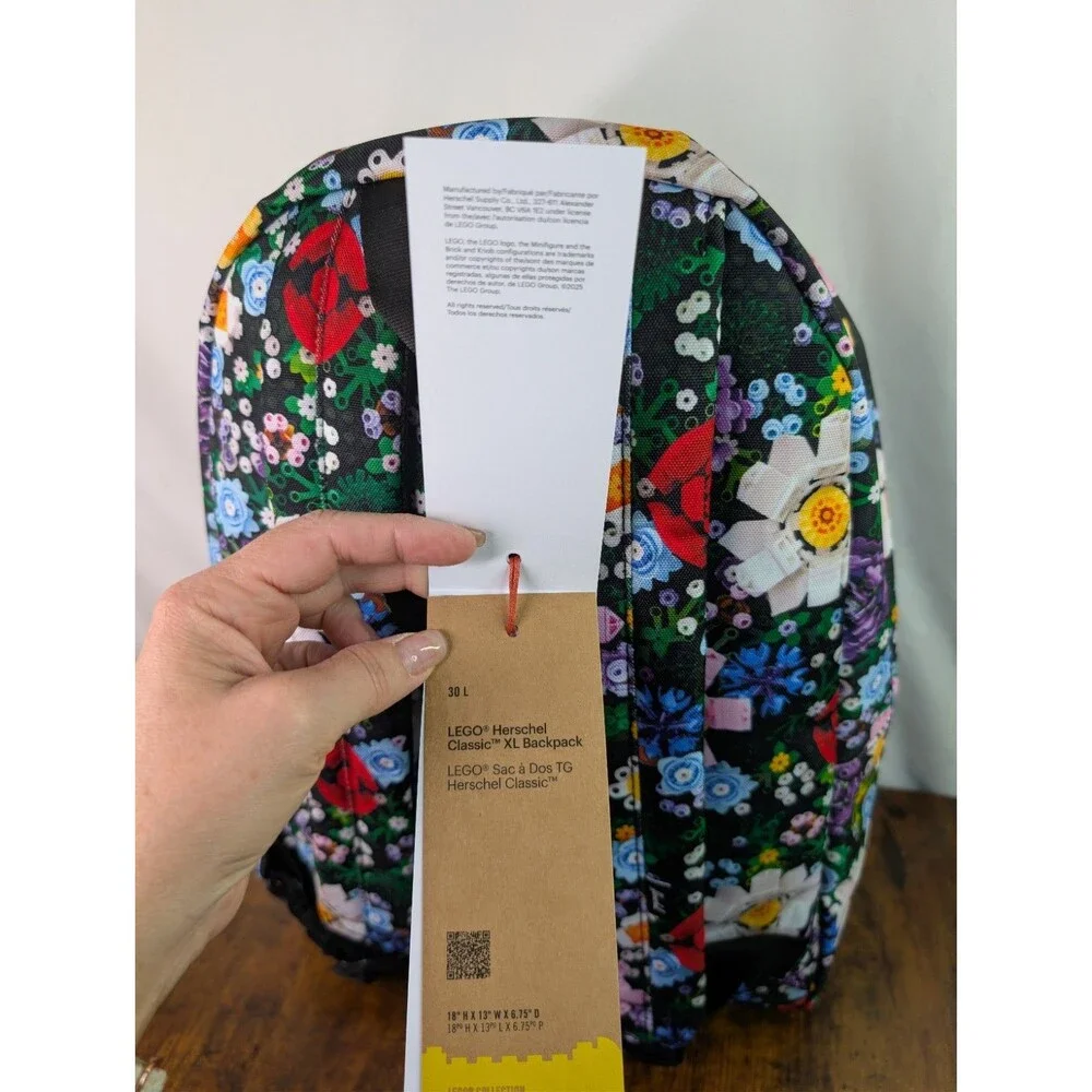 Herschel Supply x LEGO Classic XL Backpack NWT